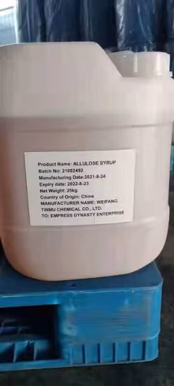Nouvel édulcorant sain, goût et texture du sirop d'allulose du sucre D