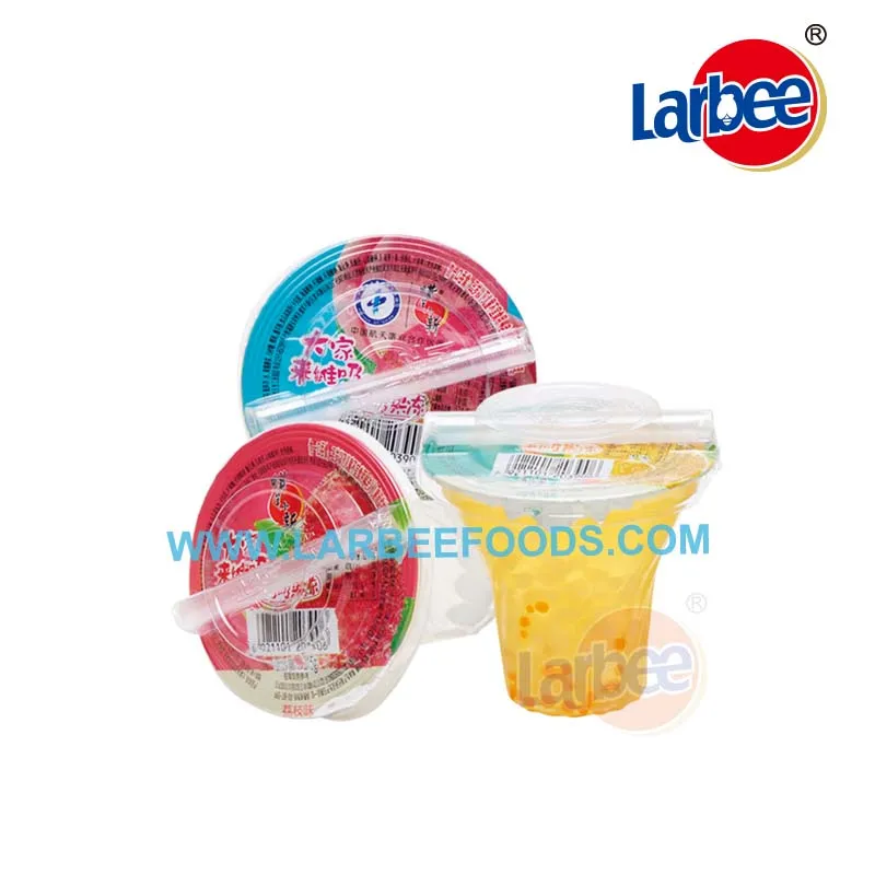 Délicieuse gelée de fruits à la noix de coco 215g, boisson aux fruits de l'usine Larbee